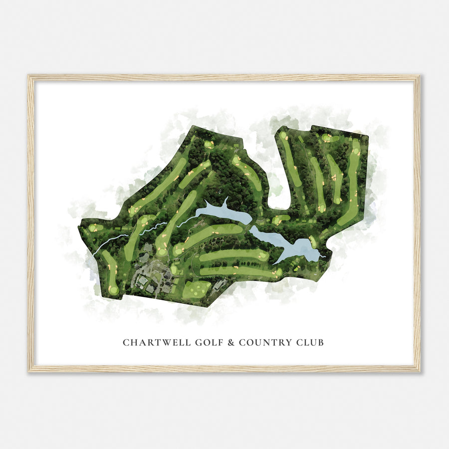 Print of Chartwell Golf & Country Club Classic Map