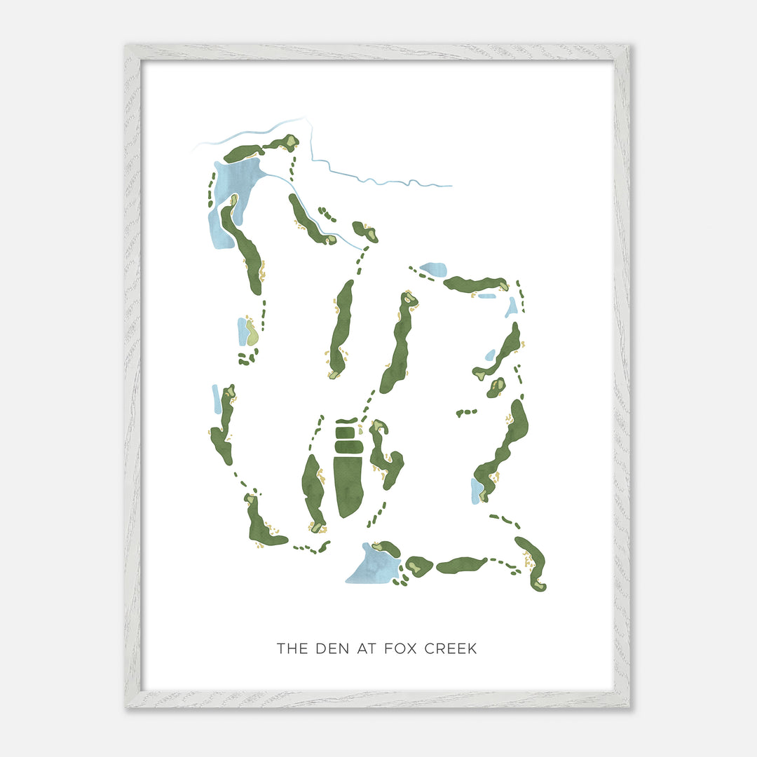 Print of The Den At Fox Creek Modern Map