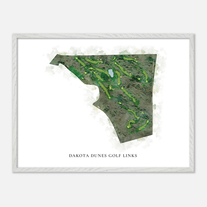 Print of Dakota Dunes Golf Links Classic Map