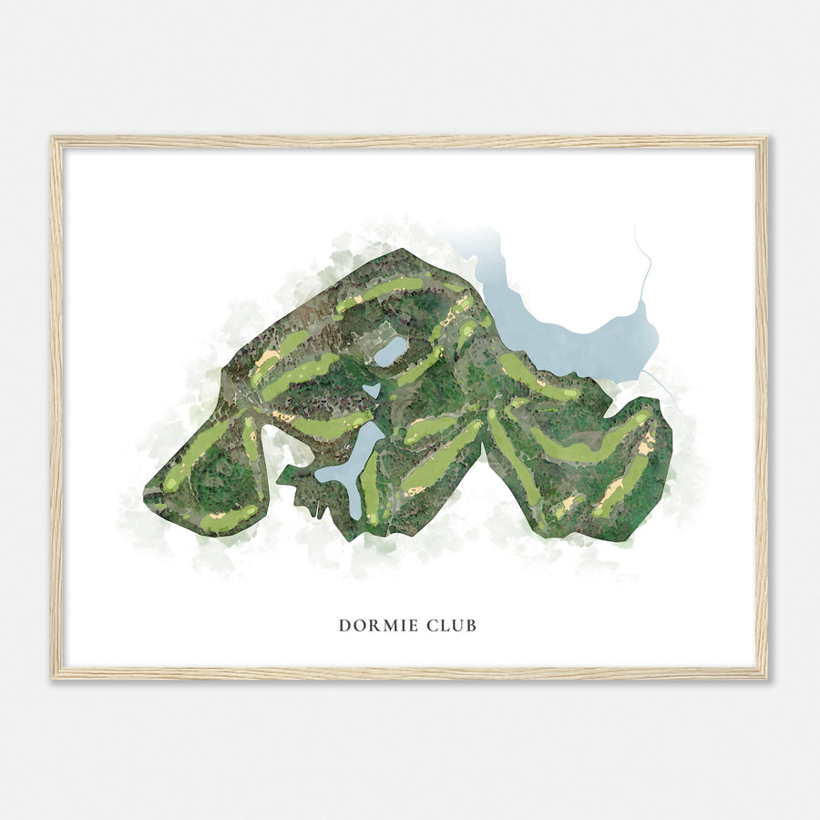 Print of Dormie Club Classic Map