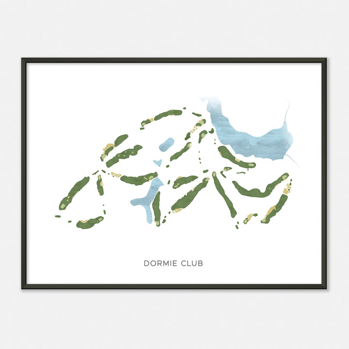 Print of Dormie Club Modern Map