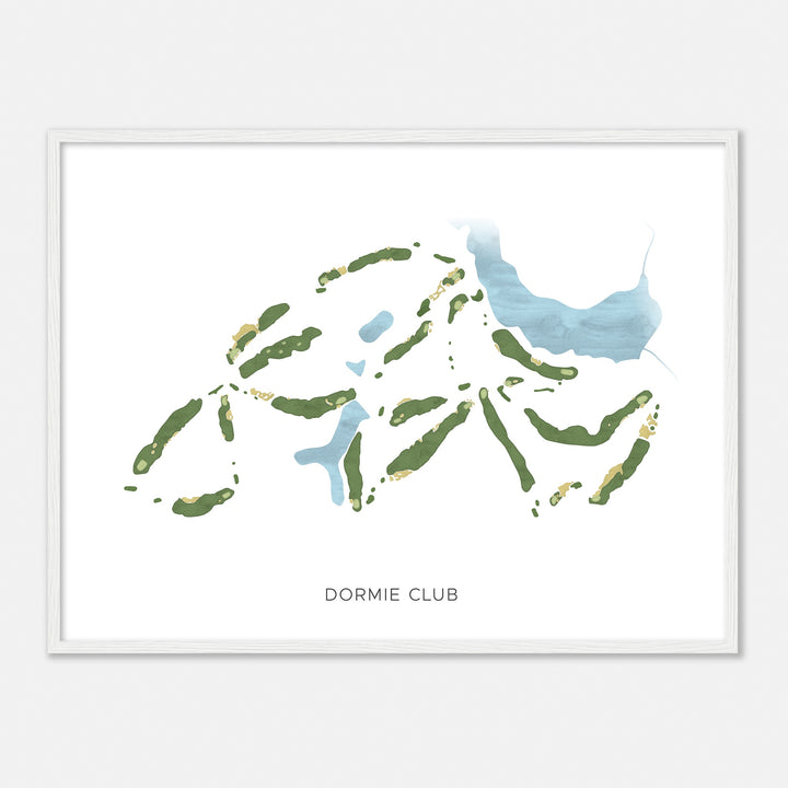 Print of Dormie Club Modern Map