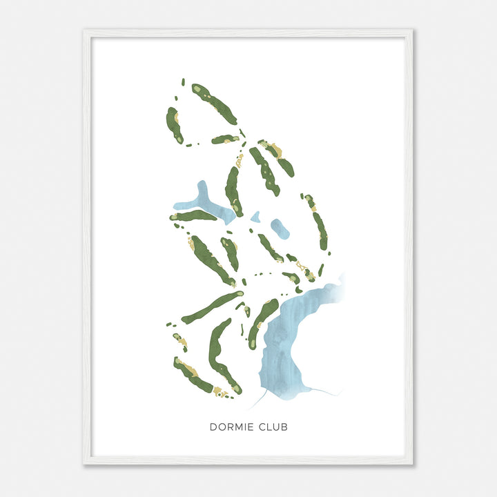 Print of Dormie Club Modern Map