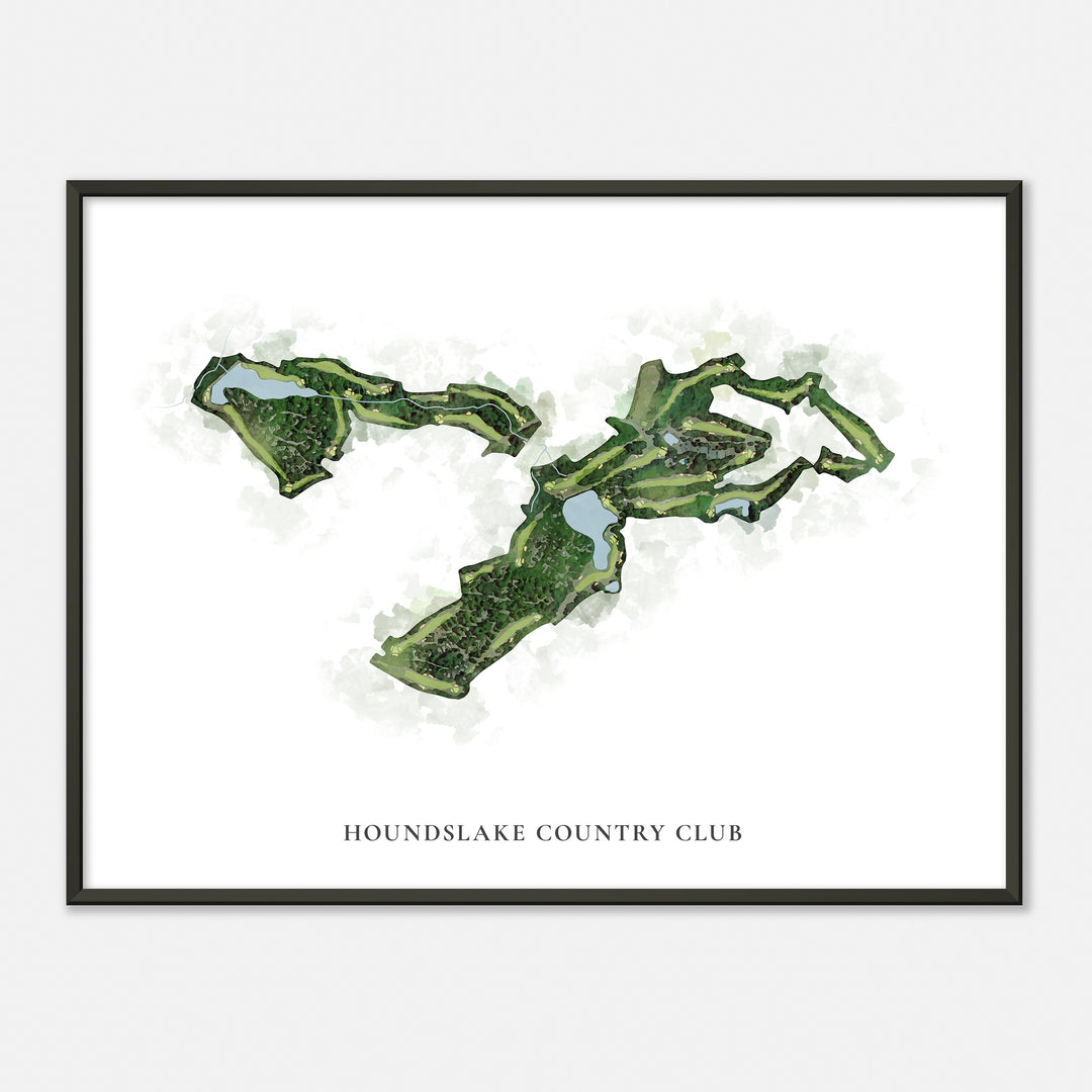 Print of Houndslake Country Club Classic Map