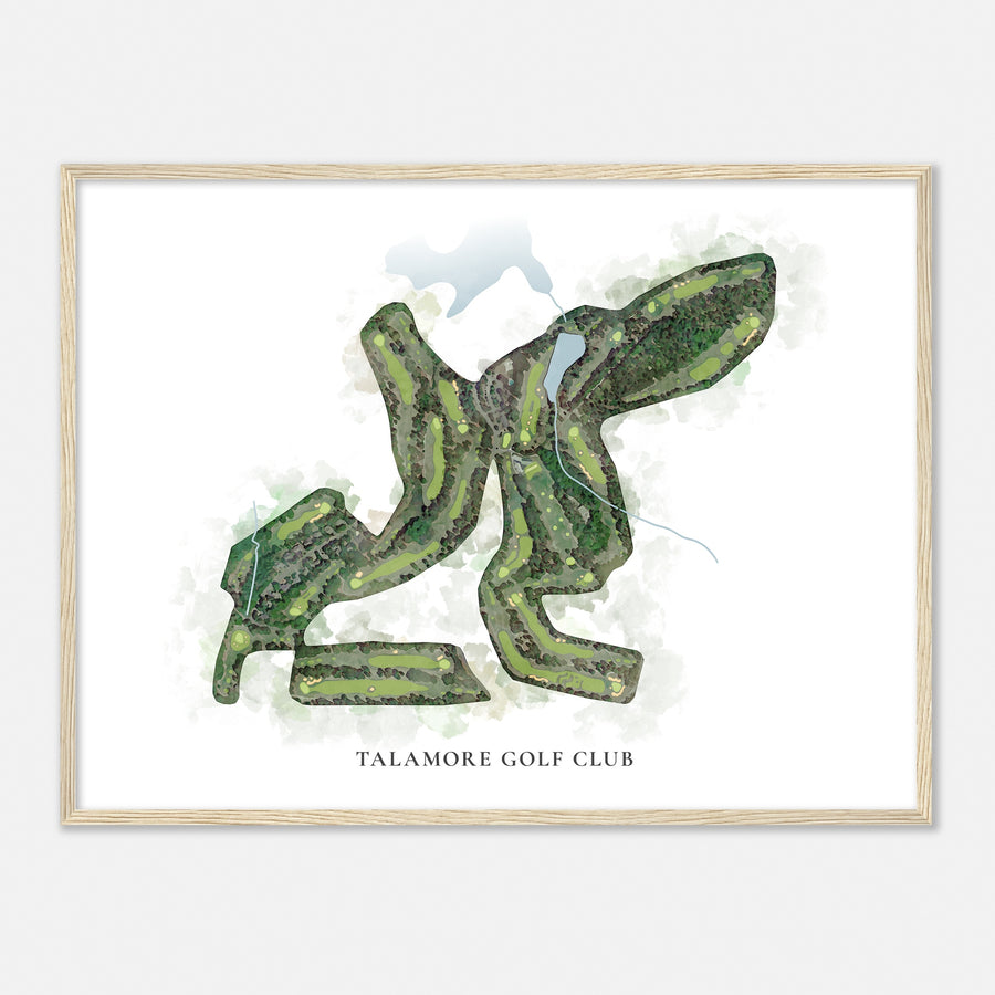 Print of Talamore Golf Club Classic Map