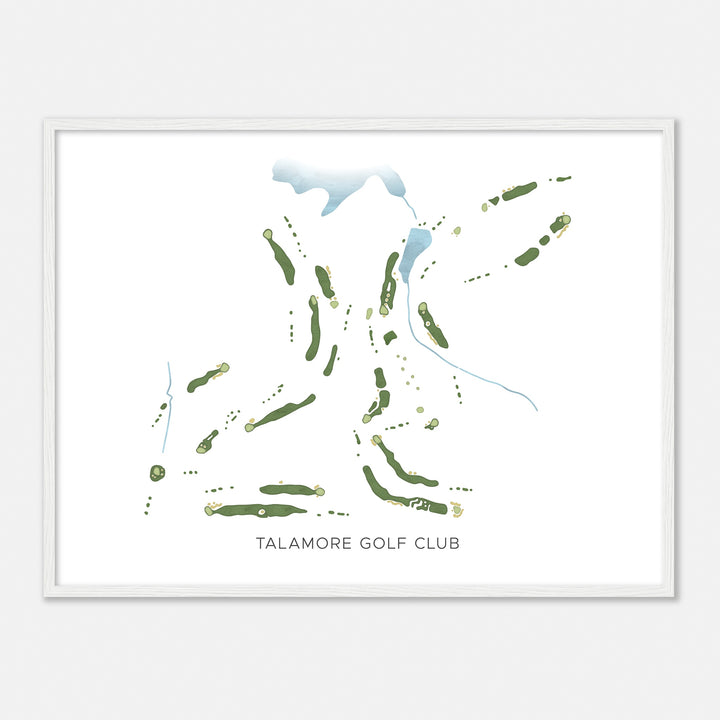 Print of Talamore Golf Club Modern Map