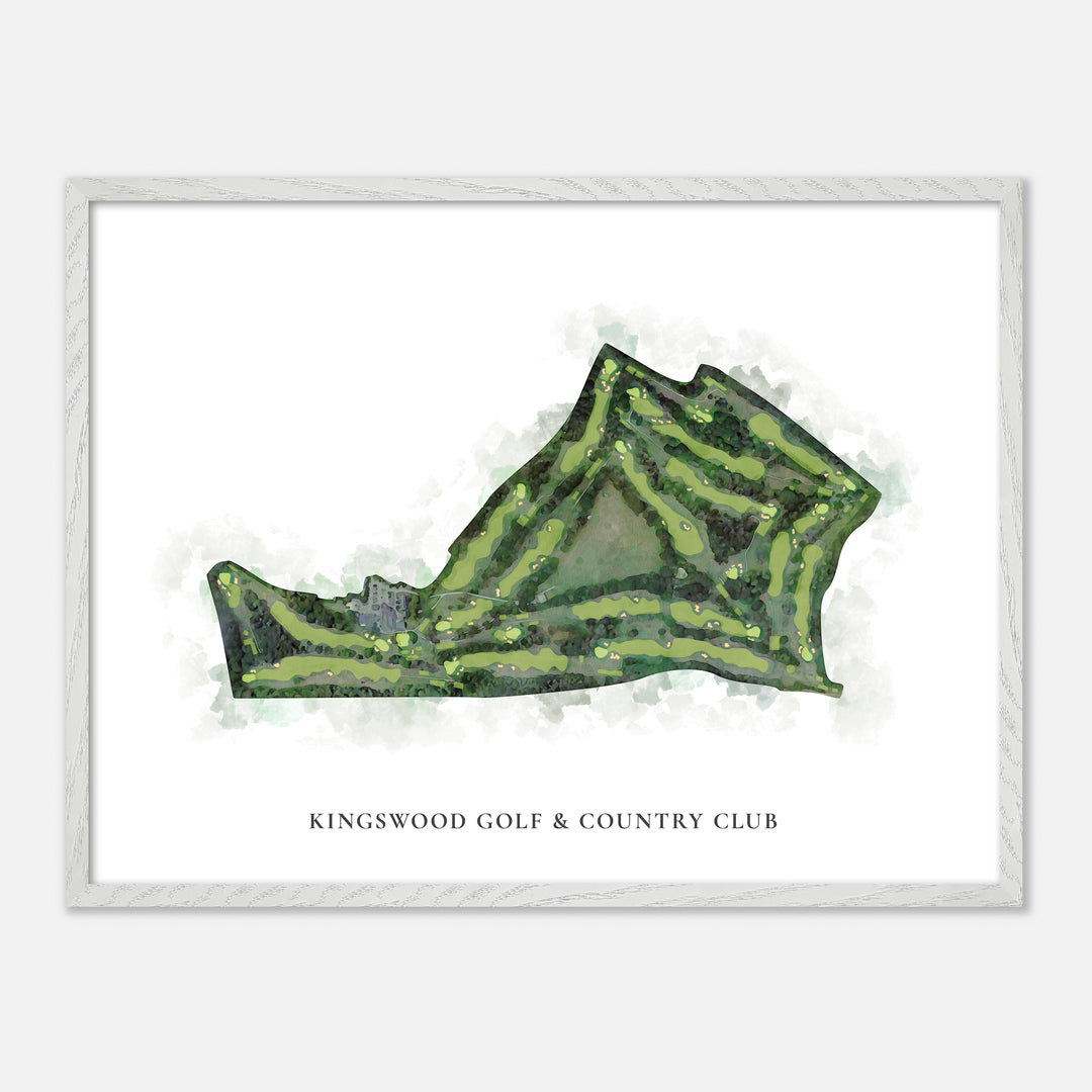 Print of Kingswood Golf &amp; Country Club Classic Map