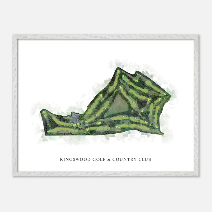 Print of Kingswood Golf &amp; Country Club Classic Map