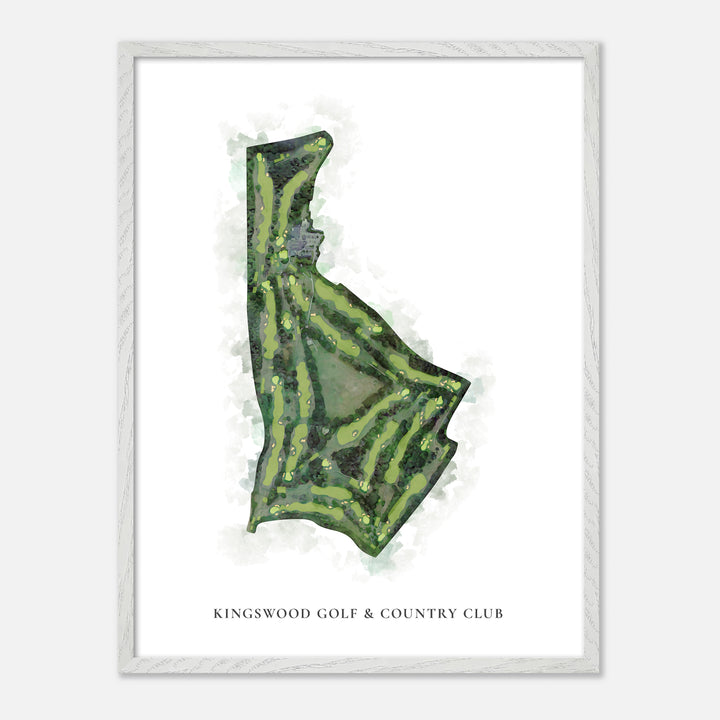 Print of Kingswood Golf &amp; Country Club Classic Map