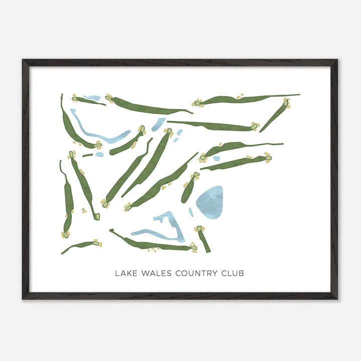 Print of Lake Wales Country Club Modern Map