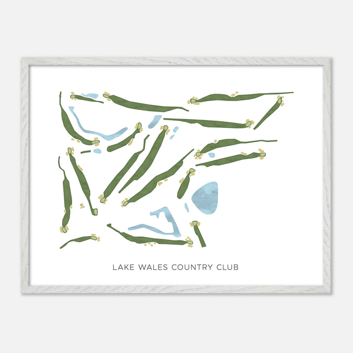 Print of Lake Wales Country Club Modern Map