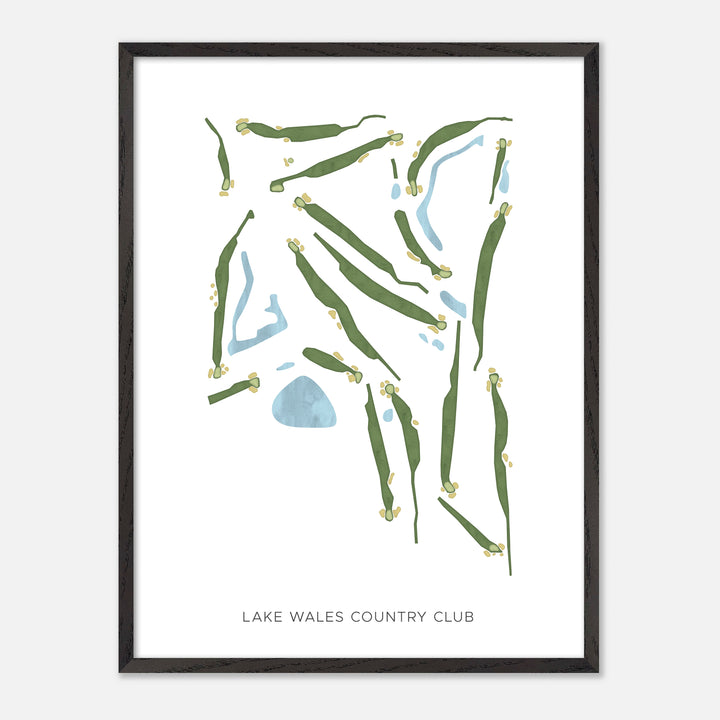 Print of Lake Wales Country Club Modern Map