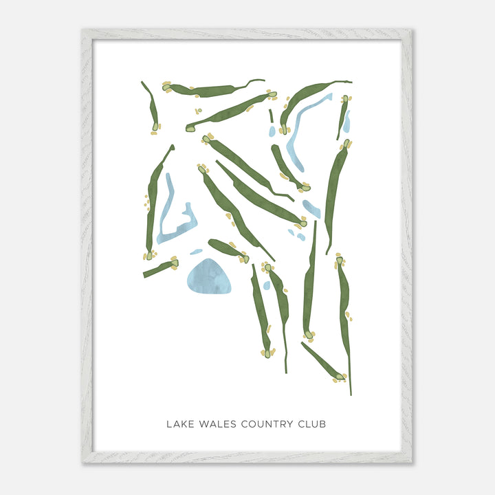 Print of Lake Wales Country Club Modern Map