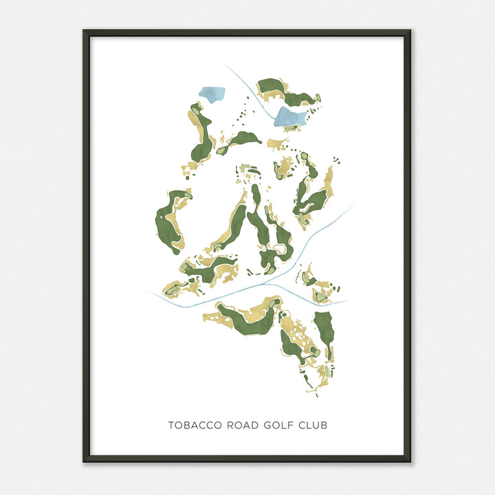 Print of Tobacco Road Golf Club Modern Map