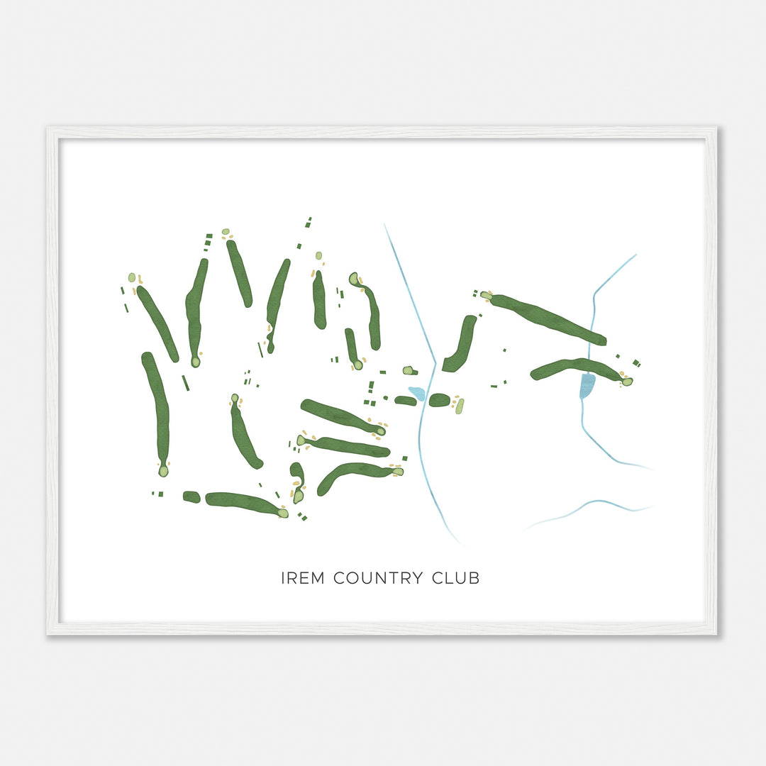 Print of Irem Country Club Modern Map