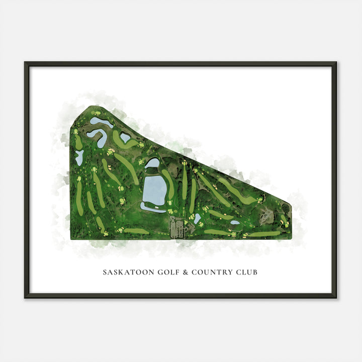 Print of Saskatoon Golf &amp; Country Club Classic Map