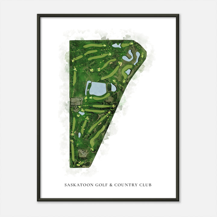 Print of Saskatoon Golf &amp; Country Club Classic Map