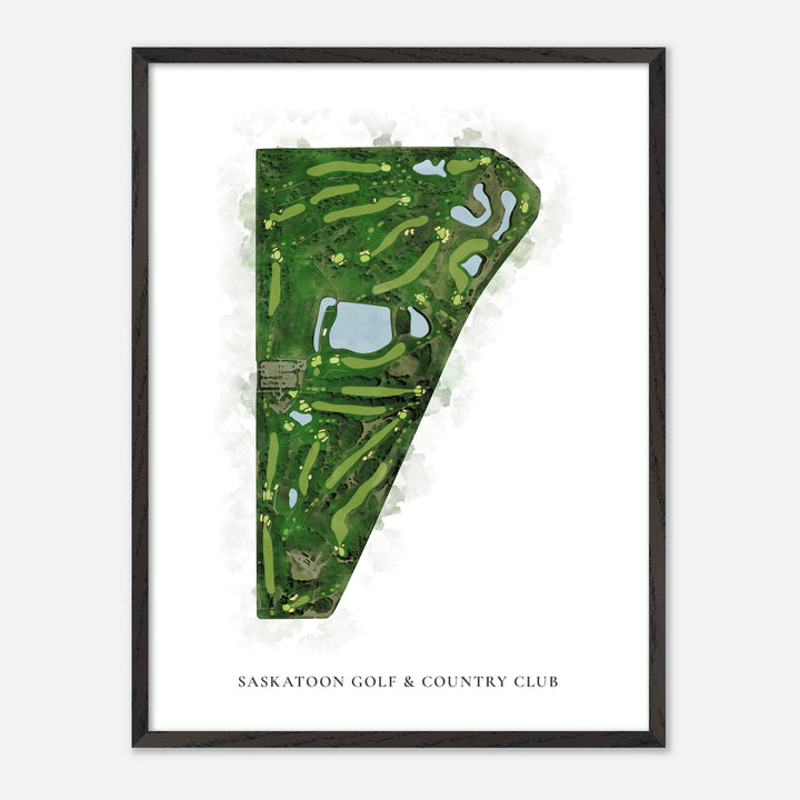 Print of Saskatoon Golf &amp; Country Club Classic Map
