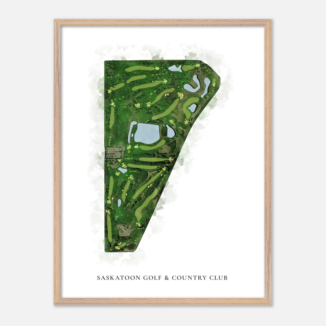 Print of Saskatoon Golf &amp; Country Club Classic Map