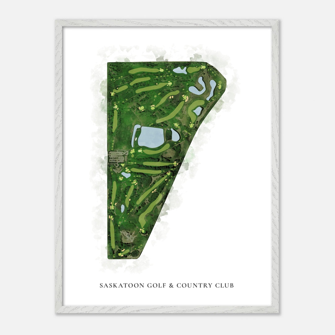 Print of Saskatoon Golf &amp; Country Club Classic Map