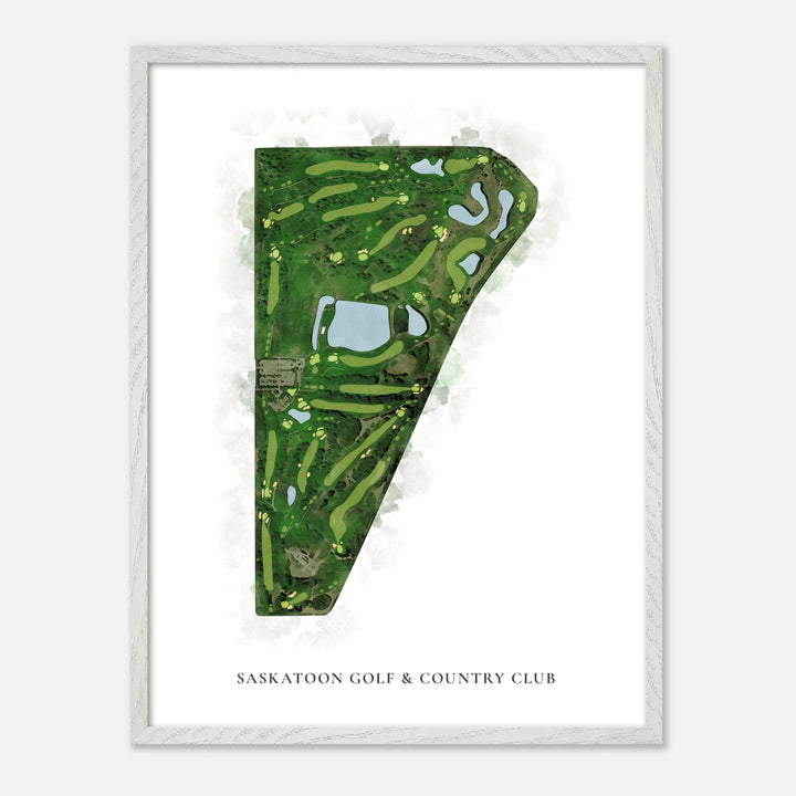 Print of Saskatoon Golf &amp; Country Club Classic Map