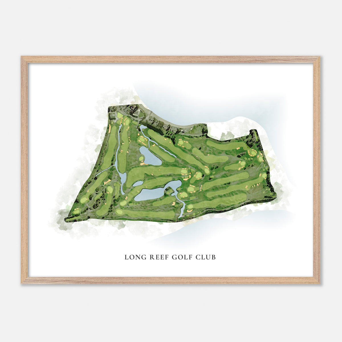 Print of Long Reef Golf Club Classic Map