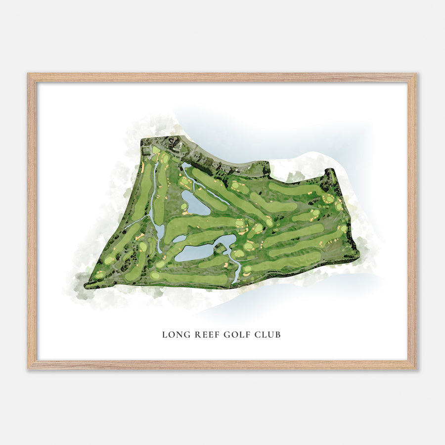 Print of Long Reef Golf Club Classic Map