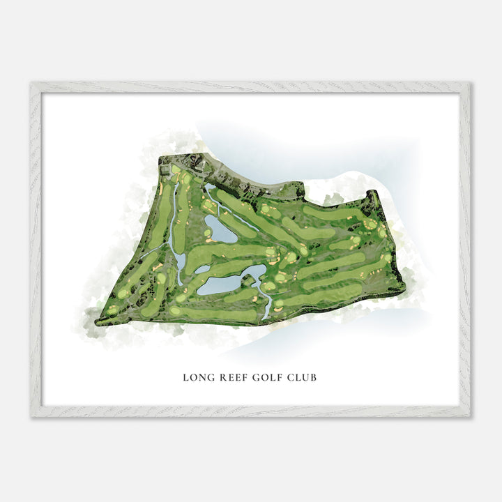 Print of Long Reef Golf Club Classic Map