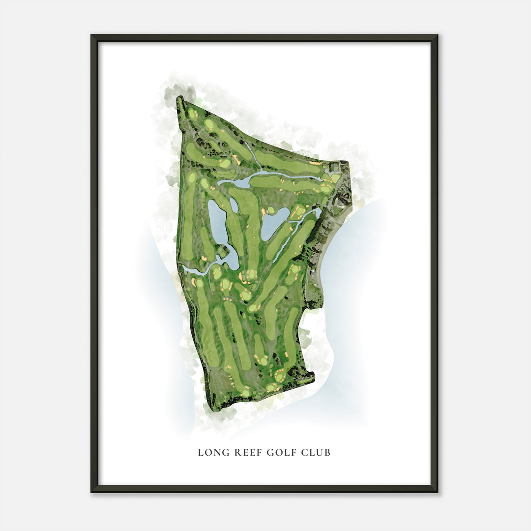 Print of Long Reef Golf Club Classic Map