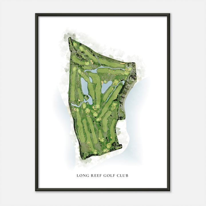 Print of Long Reef Golf Club Classic Map