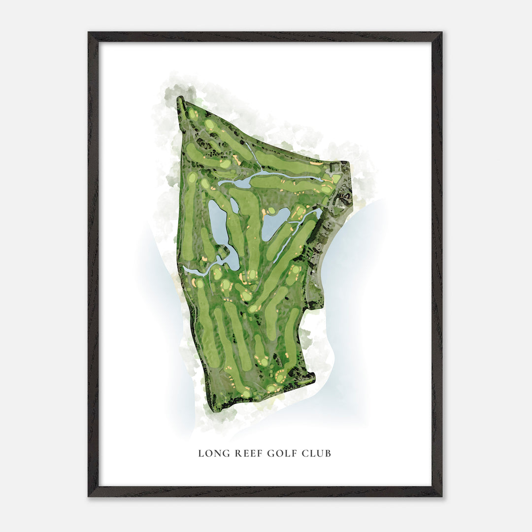 Print of Long Reef Golf Club Classic Map