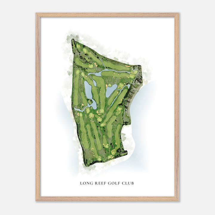Print of Long Reef Golf Club Classic Map