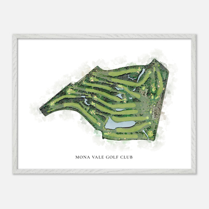 Print of Mona Vale Golf Club Classic Map
