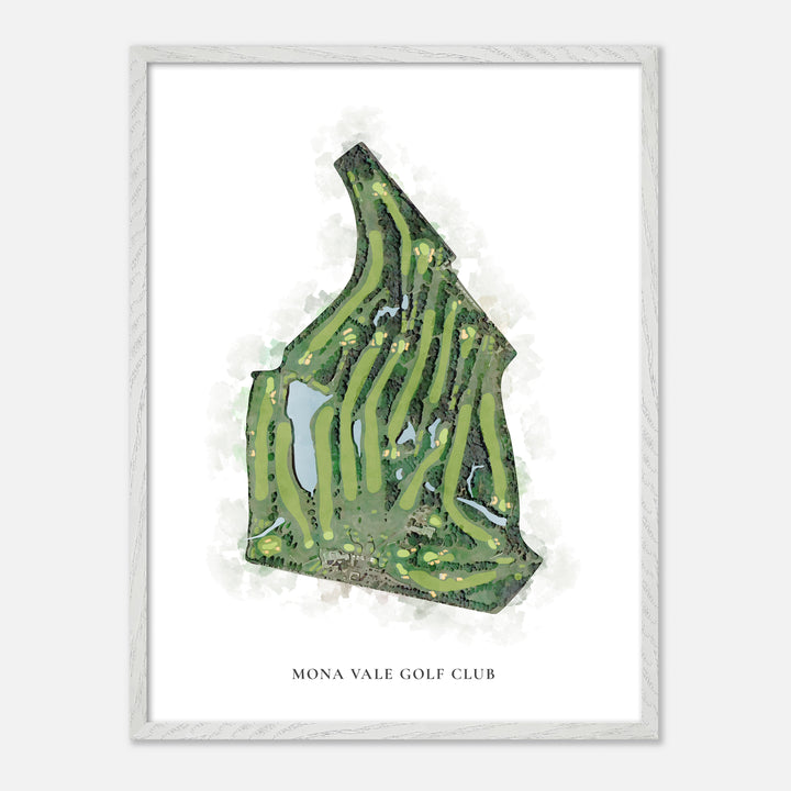 Print of Mona Vale Golf Club Classic Map