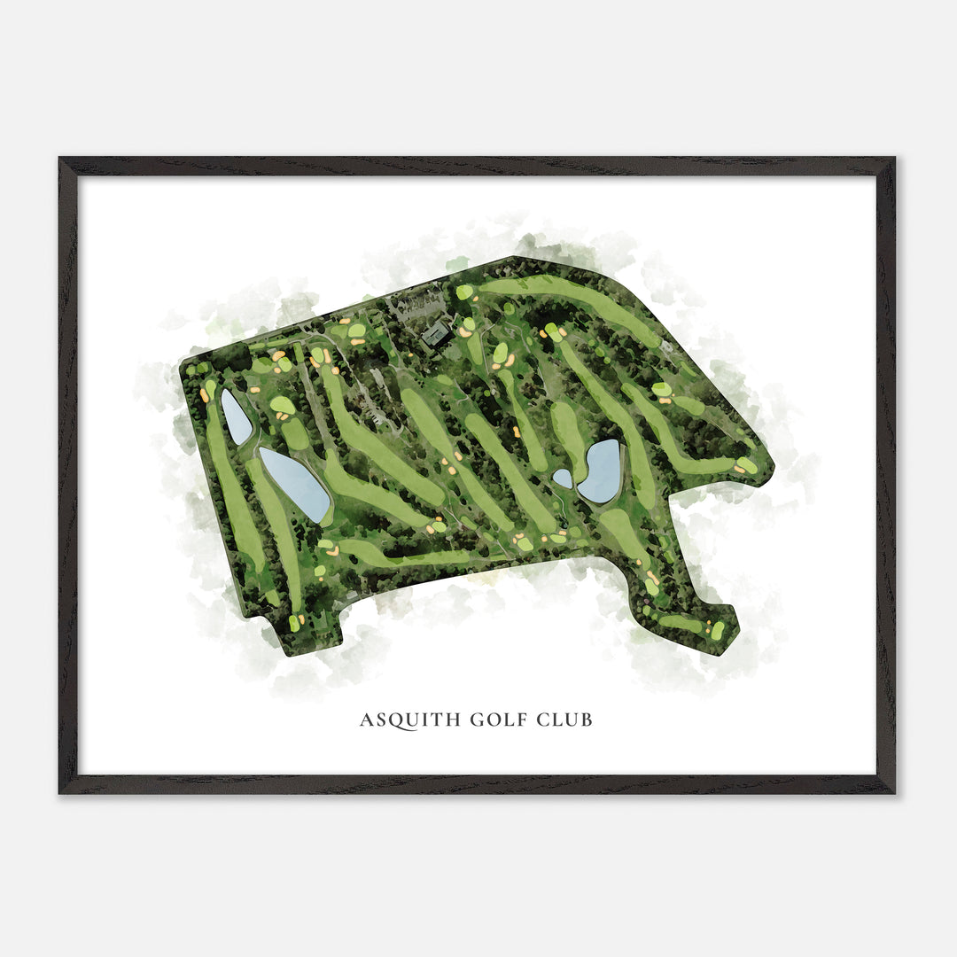 Print of Asquith Golf Club Classic Map