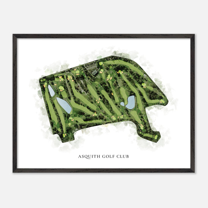 Print of Asquith Golf Club Classic Map