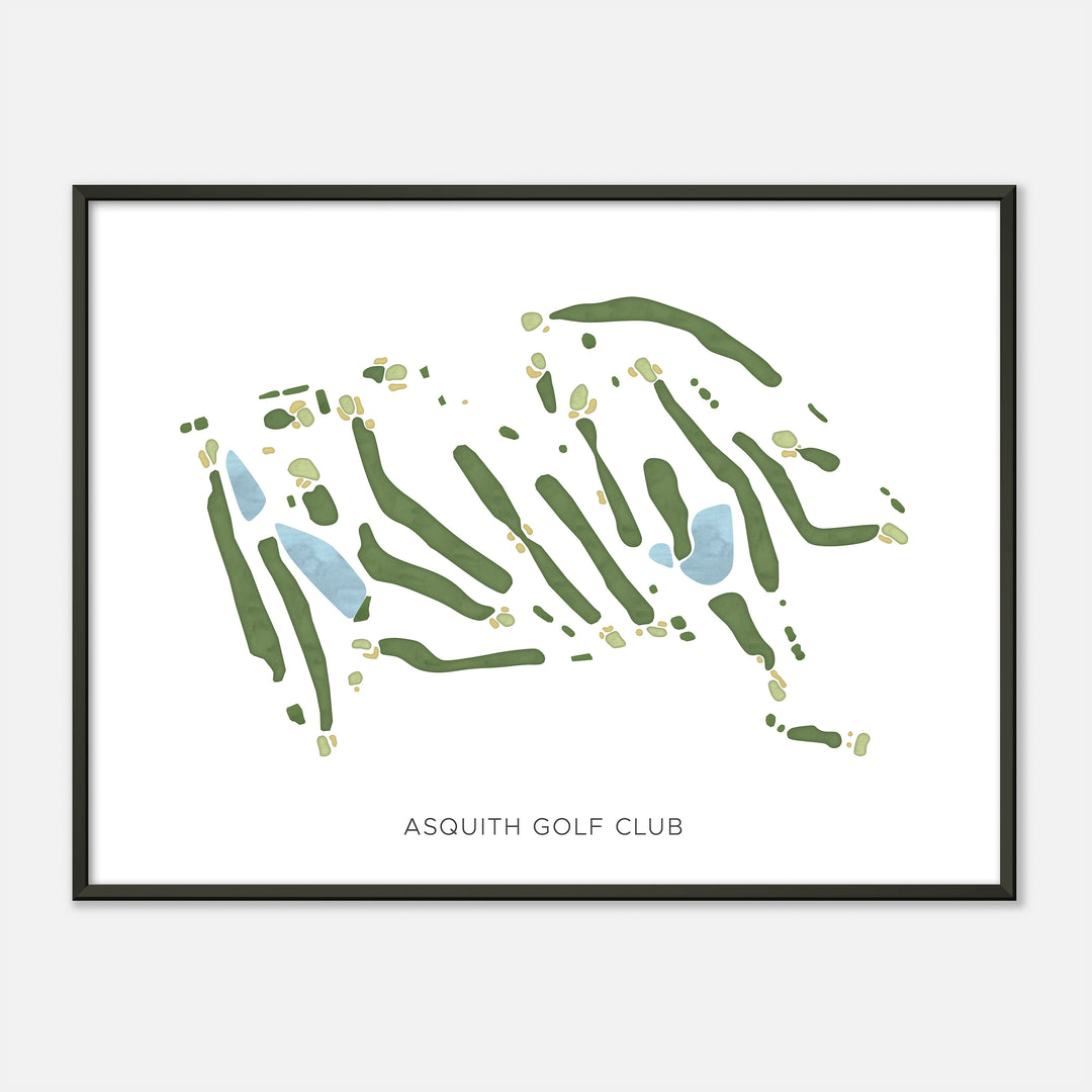 Print of Asquith Golf Club Modern Map