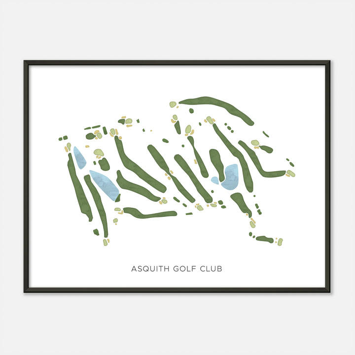 Print of Asquith Golf Club Modern Map