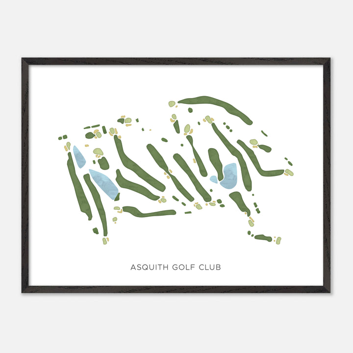Print of Asquith Golf Club Modern Map