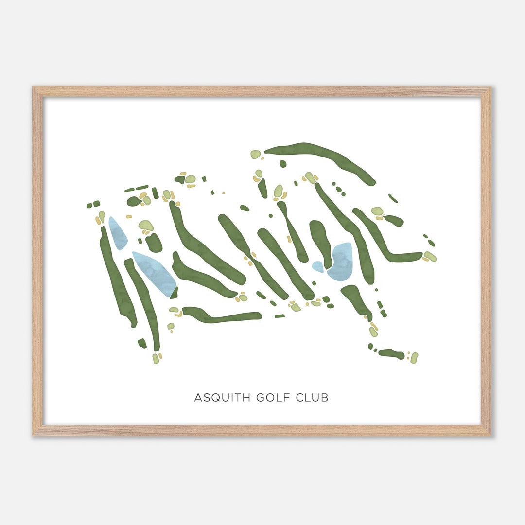 Print of Asquith Golf Club Modern Map