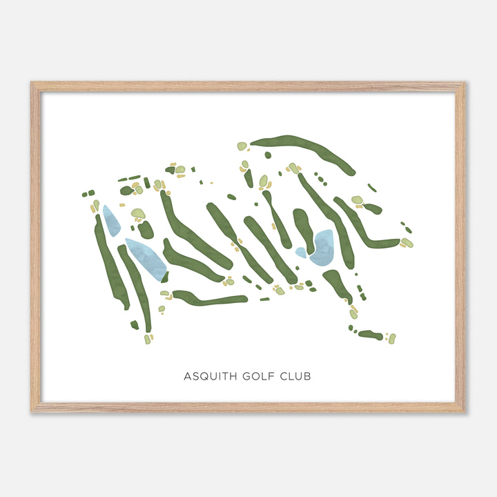 Print of Asquith Golf Club Modern Map