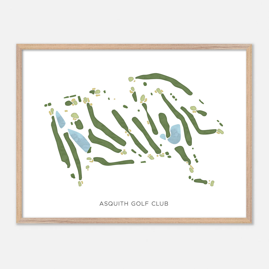 Print of Asquith Golf Club Modern Map