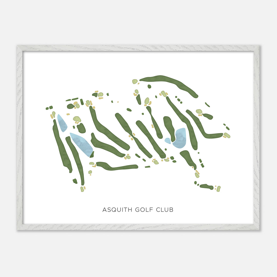 Print of Asquith Golf Club Modern Map