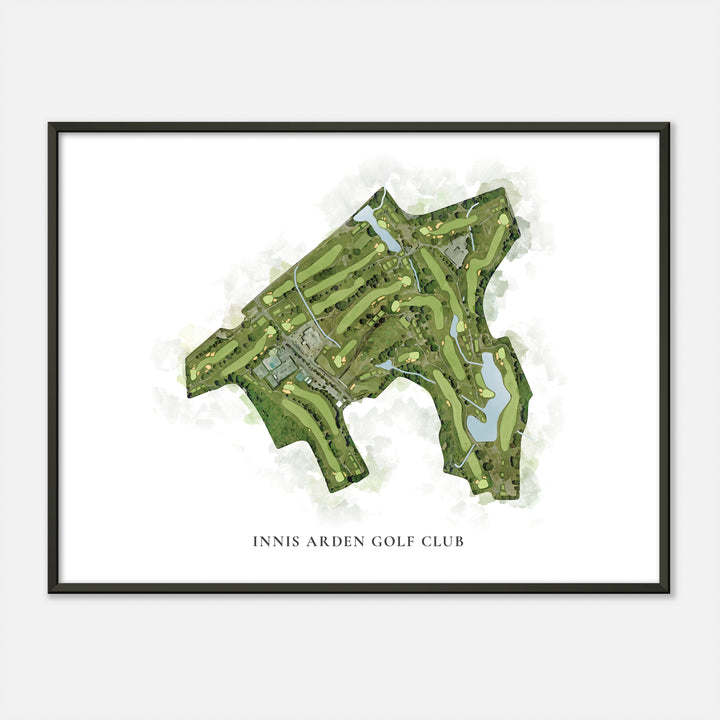 Print of Innis Arden Golf Club Classic Map