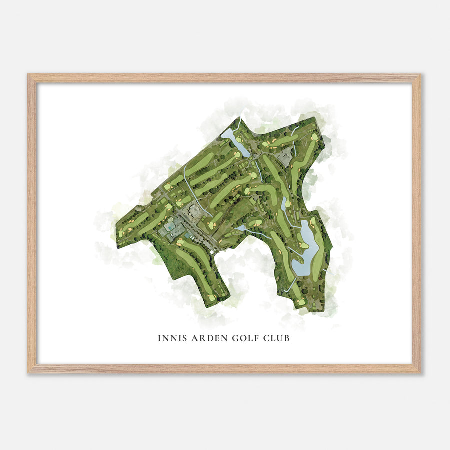 Print of Innis Arden Golf Club Classic Map