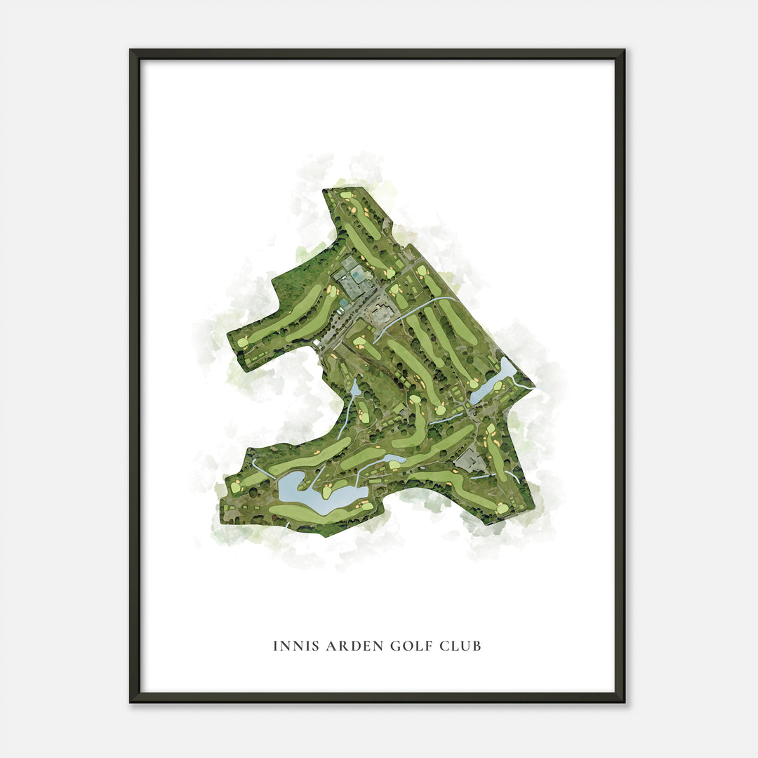 Print of Innis Arden Golf Club Classic Map