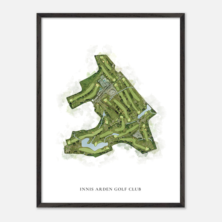 Print of Innis Arden Golf Club Classic Map