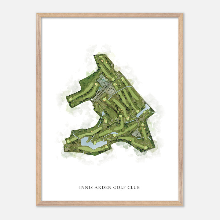 Print of Innis Arden Golf Club Classic Map