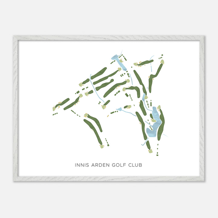 Print of Innis Arden Golf Club Modern Map