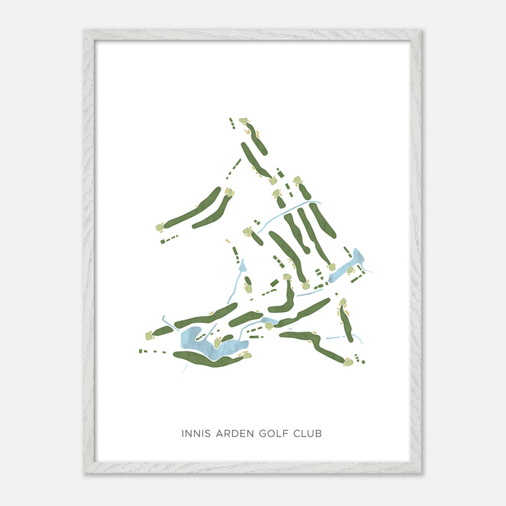 Print of Innis Arden Golf Club Modern Map